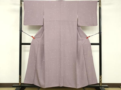 平和屋着物■上質な小紋　成り物　正絹　逸品　DABF9926cd