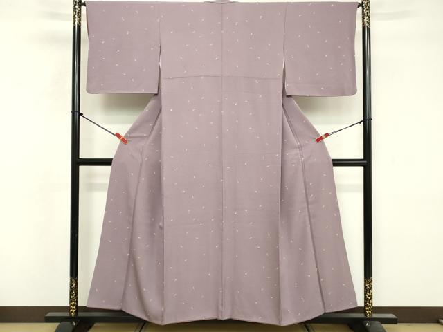 平和屋着物■上質な小紋　成り物　正絹　逸品　DABF9926cd