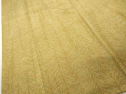 平和屋着物■上質な小紋　鮫小紋柄　草葉文　正絹　逸品　DABF9945cd
