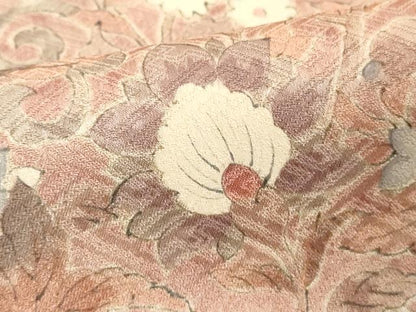平和屋着物■訪問着　更紗花文　正絹　逸品　DABF9956cd