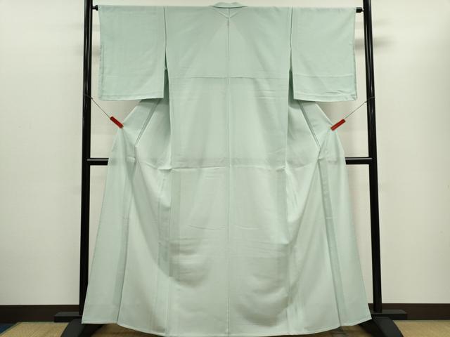 平和屋着物＊夏物　色無地　絽　千草鼠色　正絹　逸品　未使用　CABH0944ou