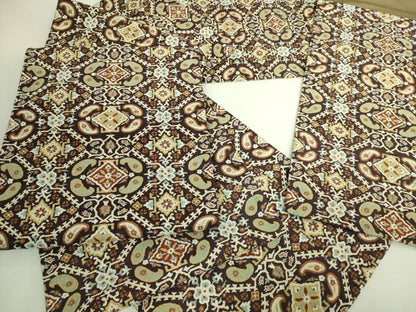 平和屋本店●極上　中国三大刺繍　総相良刺繍　総刺繍　袋帯　200万粒　総詰め　抽象文様　金糸　逸品　DZAB7294kh6　DZAB7294kh6
