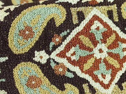 平和屋本店●極上　中国三大刺繍　総相良刺繍　総刺繍　袋帯　200万粒　総詰め　抽象文様　金糸　逸品　DZAB7294kh6　DZAB7294kh6