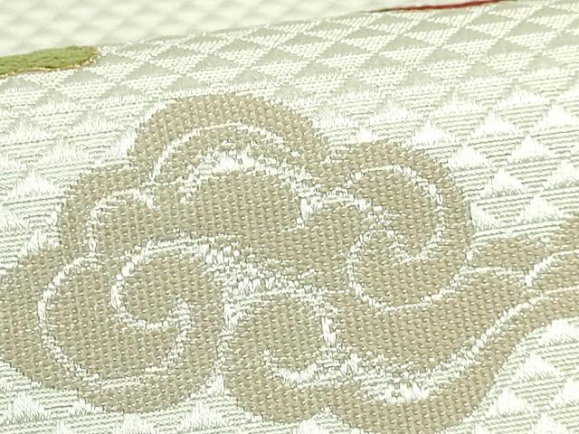 平和屋着物●極上　西陣　辻梅機業店謹製　九寸名古屋帯　風神雷神　金糸　証紙付き　逸品　DZAB7311kh6