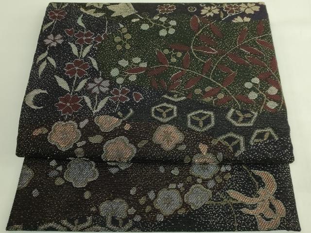 平和屋着物●極上　創業280年　誉田屋源兵衛　つけ帯　切嵌花文　金華燦　金糸　鈴乃屋扱い　逸品　DZAB7317kh6