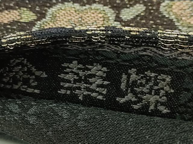 平和屋着物●極上　創業280年　誉田屋源兵衛　つけ帯　切嵌花文　金華燦　金糸　鈴乃屋扱い　逸品　DZAB7317kh6