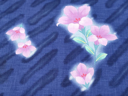 平和屋本店■浴衣 まとめて 45点 蝶 花柄 しじら織 綿絽 ラメ など 着用可能多数 未使用品あり ppp3764