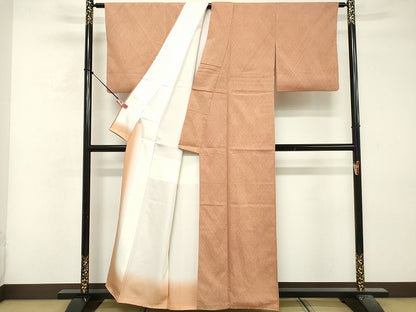 平和屋着物■上質な小紋　作家物　霞文　正絹　逸品　DABF9967cd