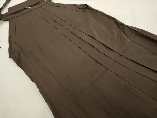 平和屋着物●男性　行灯袴　横段文　正絹　逸品　DABF9991cd