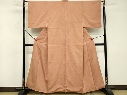 平和屋着物■上質な小紋　作家物　霞文　正絹　逸品　DABF9967cd