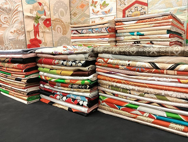 平和屋着物■袋帯 西陣 まとめて100点 鳳凰 尾長鳥 蝶 更紗 花柄 正倉院 金銀糸 など 着用可能多数 未使用品あり 全て正絹 mmm1104