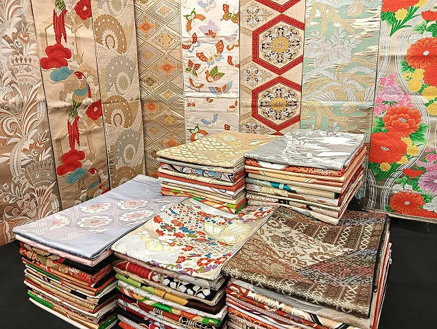 平和屋着物■袋帯 西陣 まとめて100点 鳳凰 尾長鳥 蝶 更紗 花柄 正倉院 金銀糸 など 着用可能多数 未使用品あり 全て正絹 mmm1104