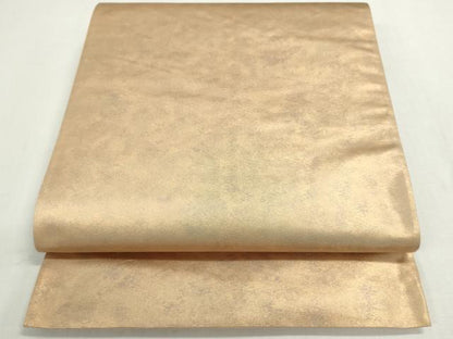 平和屋着物◎六通柄袋帯　霞文　引箔　正絹　逸品　DABF8333we