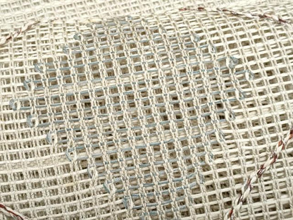 平和屋着物＊夏物 八寸名古屋帯 菱文 正絹 逸品 CABG9952fb