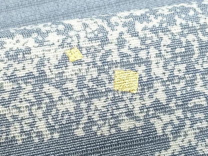 平和屋着物＊夏物　九寸名古屋帯　作家物　箔散らし　正絹　逸品　CABG9905fb