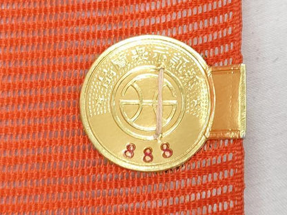 平和屋着物＊夏物　西陣　八寸名古屋帯　駒刺繍　椿　証紙付き　正絹　逸品　CABG9991fb