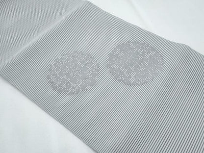 平和屋着物＊夏物 八寸名古屋帯 絽綴れ 花丸文 正絹 逸品 CABG9968fb