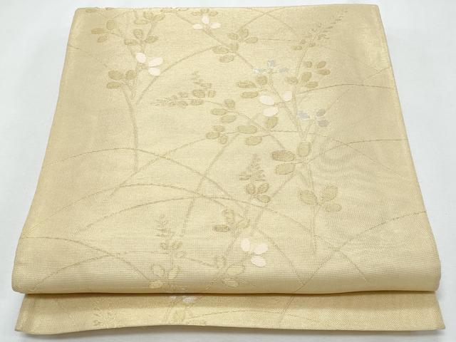 平和屋着物＊夏物 六通柄 京袋帯 萩 金銀糸 正絹 逸品 CABH8006fb