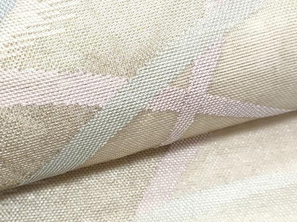 平和屋着物＊夏物　六通柄袋帯　芝草文　金銀糸　正絹　逸品　CABG9976fb