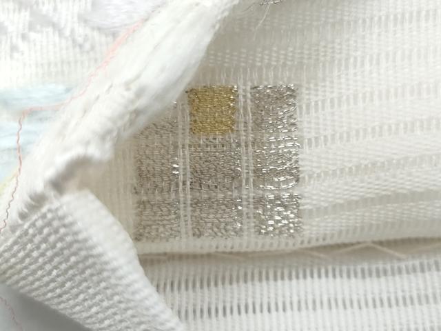 平和屋着物＊夏物 西陣織 天平初年創始の京の老舗 洛陽織物 六通柄袋帯 唐織 花唐草文 銀糸 正絹 逸品 CABG9972fb