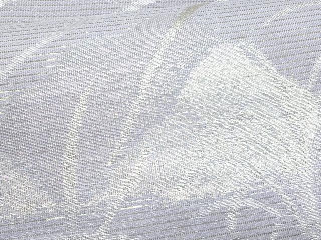 平和屋着物＊夏物 六通柄袋帯 草木文 銀糸 正絹 逸品 CABG9981fb