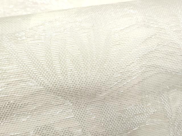 平和屋着物＊夏物 六通柄袋帯 枝花文 銀糸 正絹 逸品 CABG9973fb