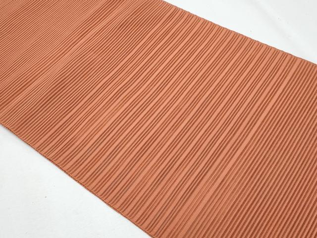 平和屋着物＊夏物　八寸名古屋帯　絽綴れ　横段文　正絹　逸品　CABH8014fb