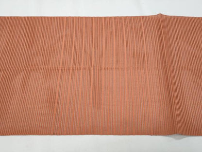 平和屋着物＊夏物　八寸名古屋帯　絽綴れ　横段文　正絹　逸品　CABH8014fb