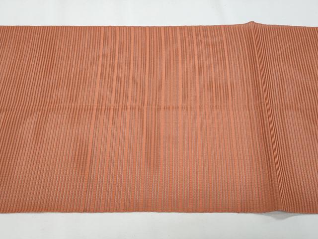 平和屋着物＊夏物　八寸名古屋帯　絽綴れ　横段文　正絹　逸品　CABH8014fb