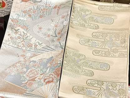 平和屋着物■袋帯 西陣 まとめて100点 向かい鳳凰 鶴 孔雀 風景 松竹梅 花柄 正倉院 佐賀錦 金銀糸 など 未使用品あり 全て正絹 mmm1112