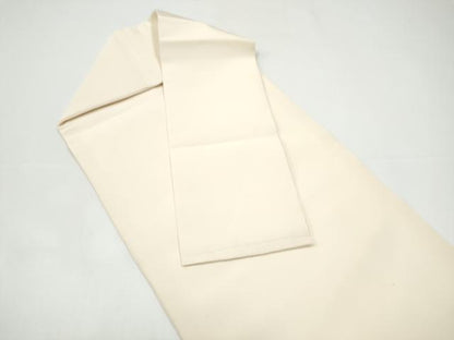 平和屋着物●塩瀬　つけ帯　手描き　地紙枝葉文　金彩　正絹　逸品　CABH5084hy