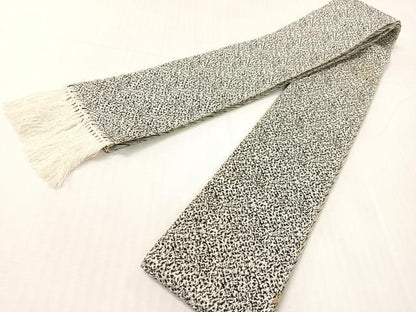平和屋着物●男性　本場筑前博多織　両面　角帯　斜線文　正絹　逸品　CABH4570vp