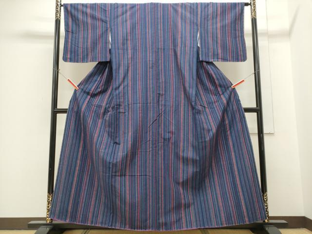 平和屋着物□上質な紬 縞 正絹 逸品 CABH0995ou
