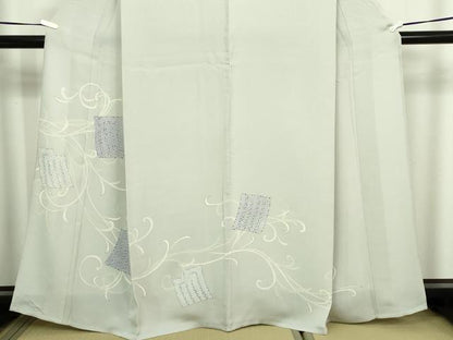 平和屋着物▽訪問着　単衣　源氏香　金彩　正絹　逸品　DABF8889sf