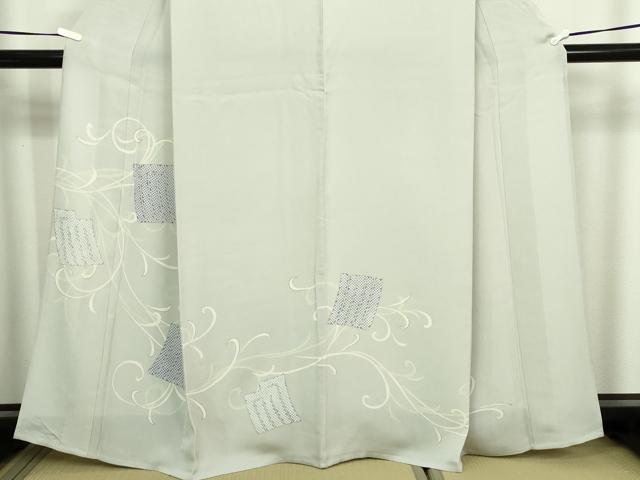 平和屋着物▽訪問着　単衣　源氏香　金彩　正絹　逸品　DABF8889sf