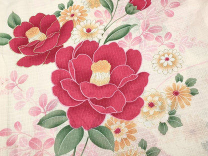 平和屋本店■浴衣 まとめて 45点 菊 花柄 向日葵 Kansai 山本寛斎 綿紅梅 綿絽 ラメ など 着用可能多数 未使用品あり se4136