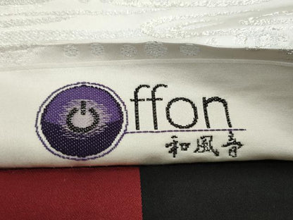 平和屋着物◎両面　全通柄袋帯　和風音　流水文　銀糸　正絹　逸品　CABF2398qe