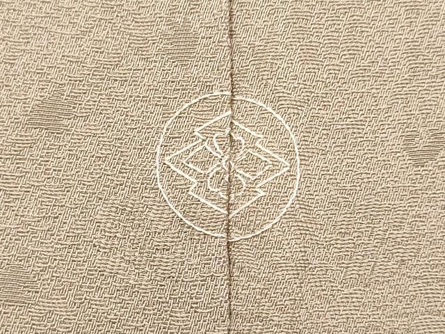 平和屋着物▼訪問着　総刺繍　松皮菱風景文　金糸　三越扱い　正絹　逸品　DABG3598du