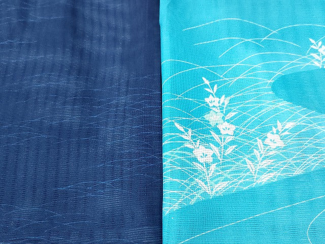 平和屋本店■夏物 小紋 絽 紗 洗える着物 まとめて20点 人物 風景 辻が花 花柄 着用可能多数 se4145