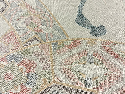 平和屋着物■袋帯 西陣 まとめて100点 鳳凰 向い鶴 向い鴛鴦 更紗 松竹梅 花柄 七宝 正倉院 佐賀錦 金銀糸 未使用品あり 全て正絹 mmm1129
