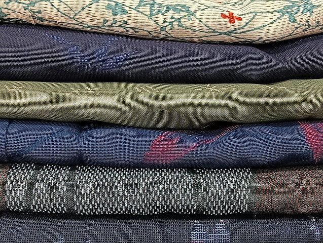 平和屋着物■夏物 小紋 絽 紗 まとめて20点 花柄 型染め 着用可能多数 全て正絹 mmm1127