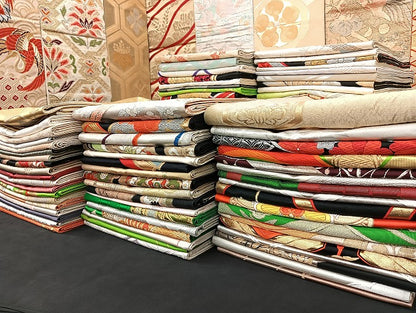 平和屋着物■袋帯 西陣 まとめて100点 鳳凰 鶴 尾長鳥 鴛鴦 風景 更紗 花柄 正倉院 佐賀錦 金銀糸 など 未使用品あり 全て正絹 mmm1133