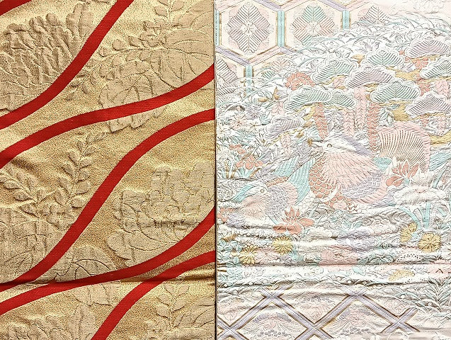 平和屋着物■袋帯 西陣 まとめて100点 鳳凰 鶴 尾長鳥 鴛鴦 風景 更紗 花柄 正倉院 佐賀錦 金銀糸 など 未使用品あり 全て正絹 mmm1133