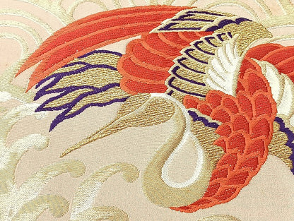 平和屋着物■袋帯 西陣 まとめて100点 鳳凰 鶴 尾長鳥 鴛鴦 風景 更紗 花柄 正倉院 佐賀錦 金銀糸 など 未使用品あり 全て正絹 mmm1133