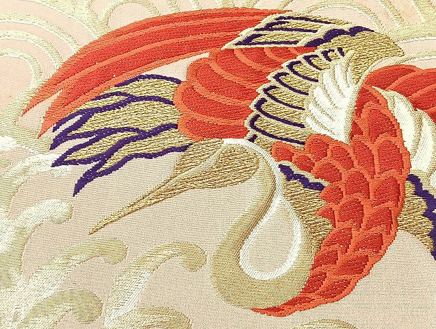 平和屋着物■袋帯 西陣 まとめて100点 鳳凰 鶴 尾長鳥 鴛鴦 風景 更紗 花柄 正倉院 佐賀錦 金銀糸 など 未使用品あり 全て正絹 mmm1133