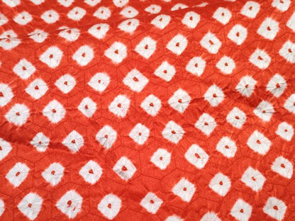 平和屋着物[]七五三　女の子　３歳　祝着　三つ身　総絞り　逸品　DABE7429ma