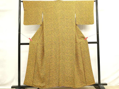 平和屋着物■上質な小紋　抽象文様　正絹　逸品　DABG6679cd