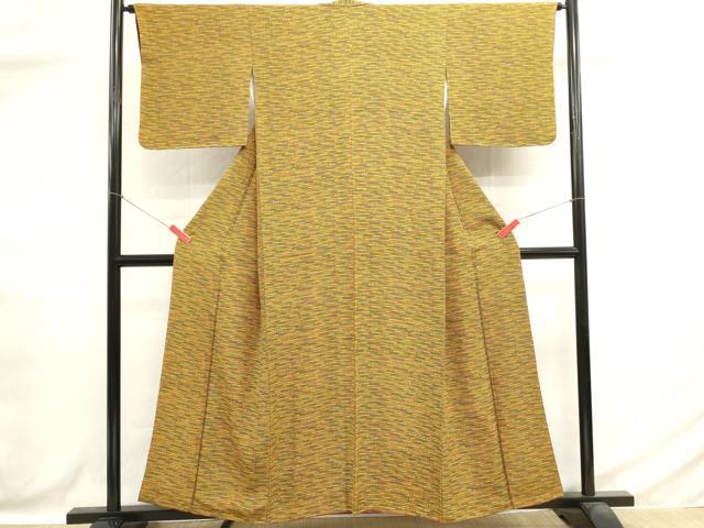 平和屋着物■上質な小紋　抽象文様　正絹　逸品　DABG6679cd