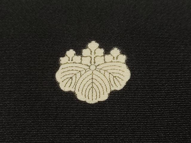 平和屋着物■豪華黒留袖　屏風松竹梅花鳥文　金銀彩　正絹　逸品　CABH0638ev