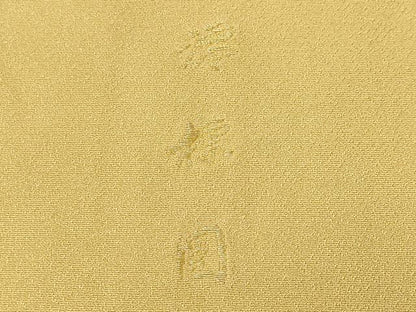 平和屋着物■豪華色留袖　寿光織　澪標図　金糸　正絹　逸品　CABH0666ev